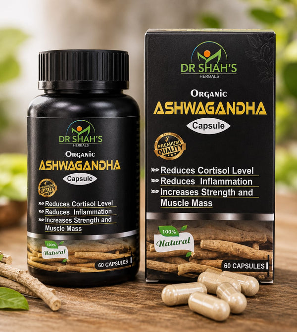 DR SHAH'S HERBALS ORGANIC ASHWAGANDHA Capsule